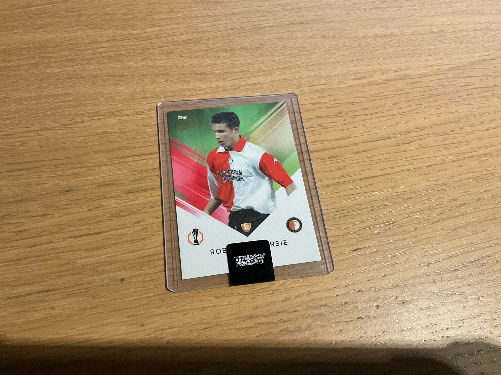 Van persie topps kaart feyenoord /75, Ophalen of Verzenden, Zo goed als nieuw, Feyenoord, Spelerskaart