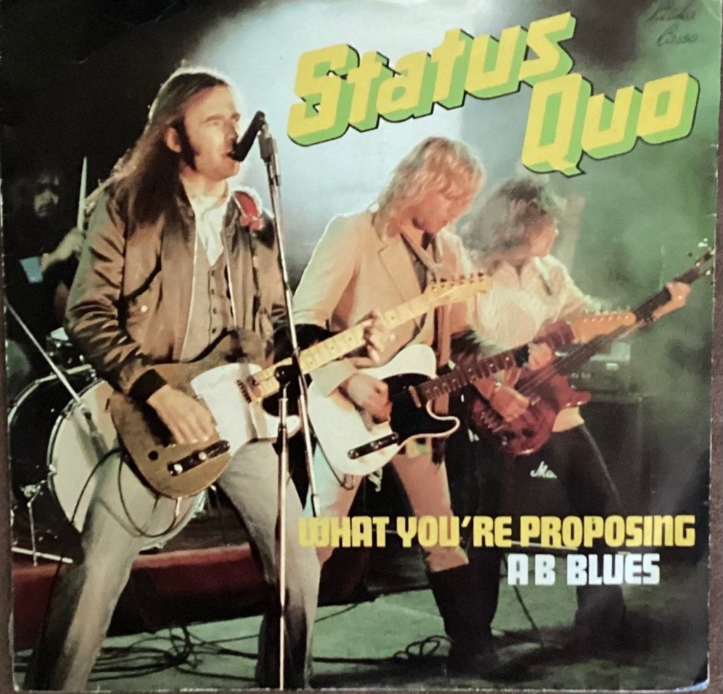 Status Quo - What you’re proposing, Gebruikt, 7 inch, Ophalen of Verzenden, Rock en Metal