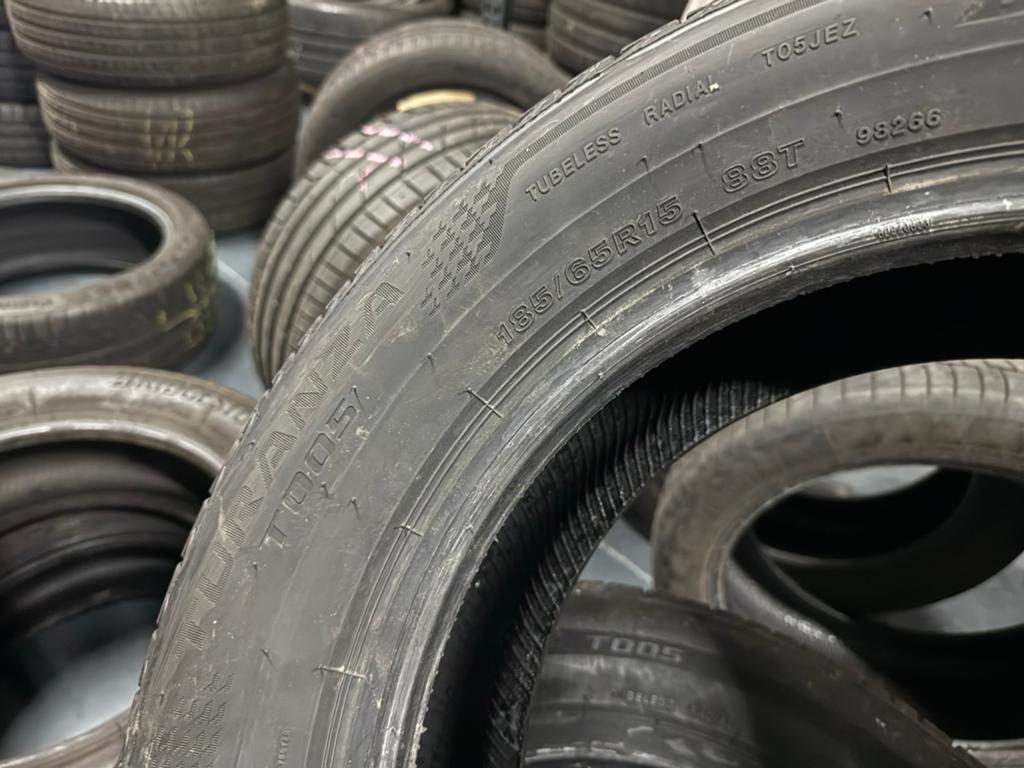 4x 185 65 15 88T Bridgestone Turanza T005 Demo NIEUW DOT2222, 15 inch, Nieuw, Band(en), Personenwagen