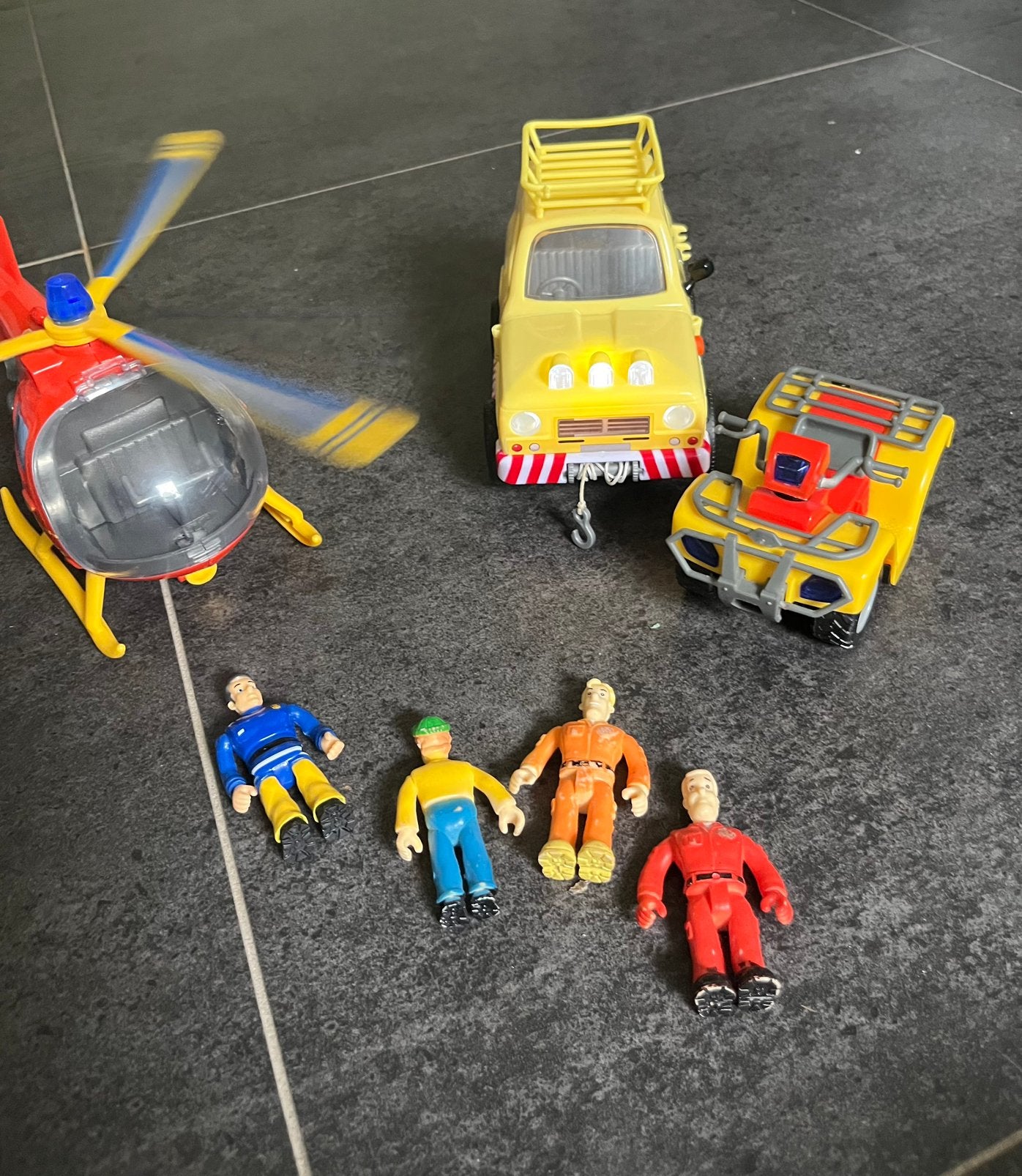 Brandweerman Sam speelgoedset met voertuigen en figuren, Kinderen en Baby's, Ophalen of Verzenden, Gebruikt, Jongen of Meisje