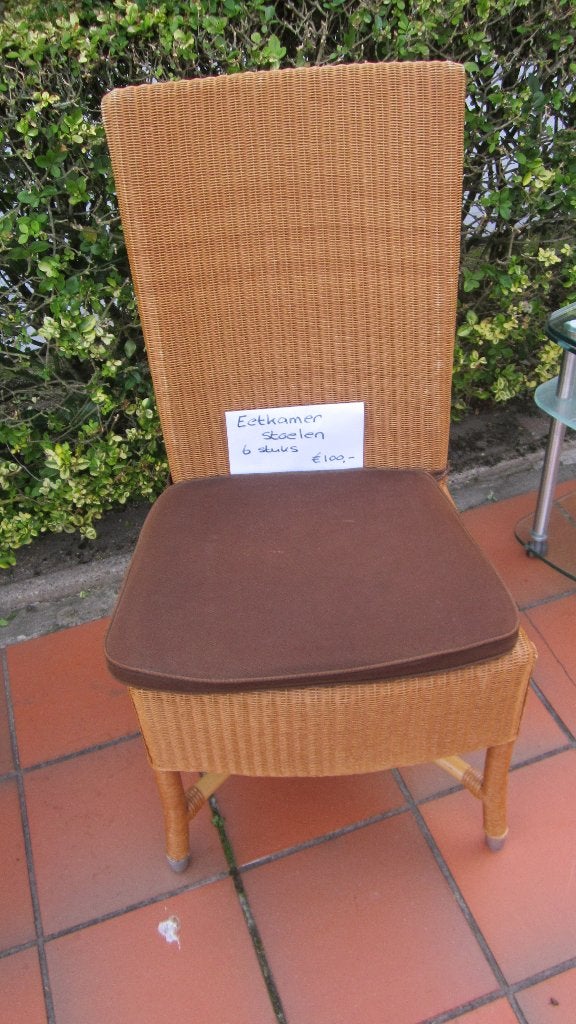 Stoel, Ophalen, Gebruikt, Bruin, Vijf, Zes of meer stoelen