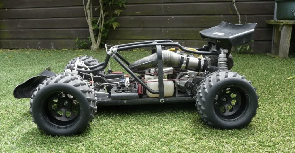 Bigscale 1/6 monstertruck hobby, Hobby en Vrije tijd, Ophalen, Benzine, Gebruikt, Auto offroad