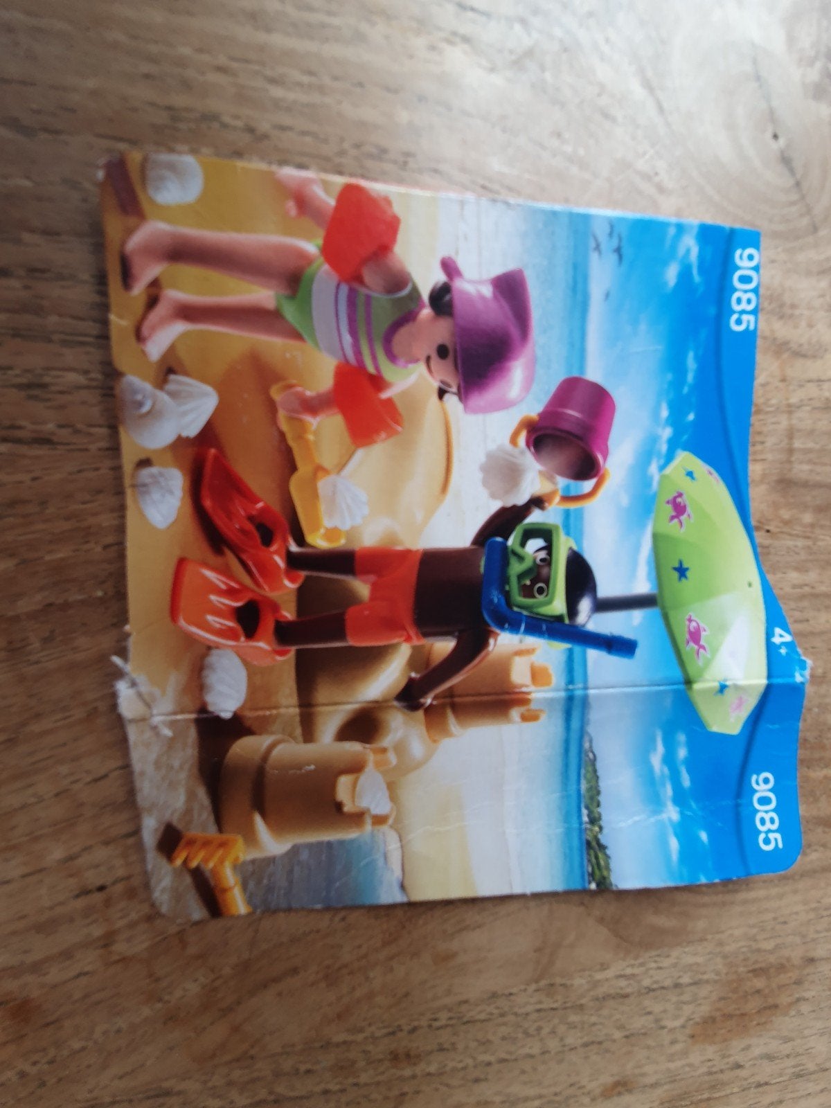 Playmobil strandset met 5 figuren en accessoires (9085), Gebruikt, Losse onderdelen, Overige typen, Family fun