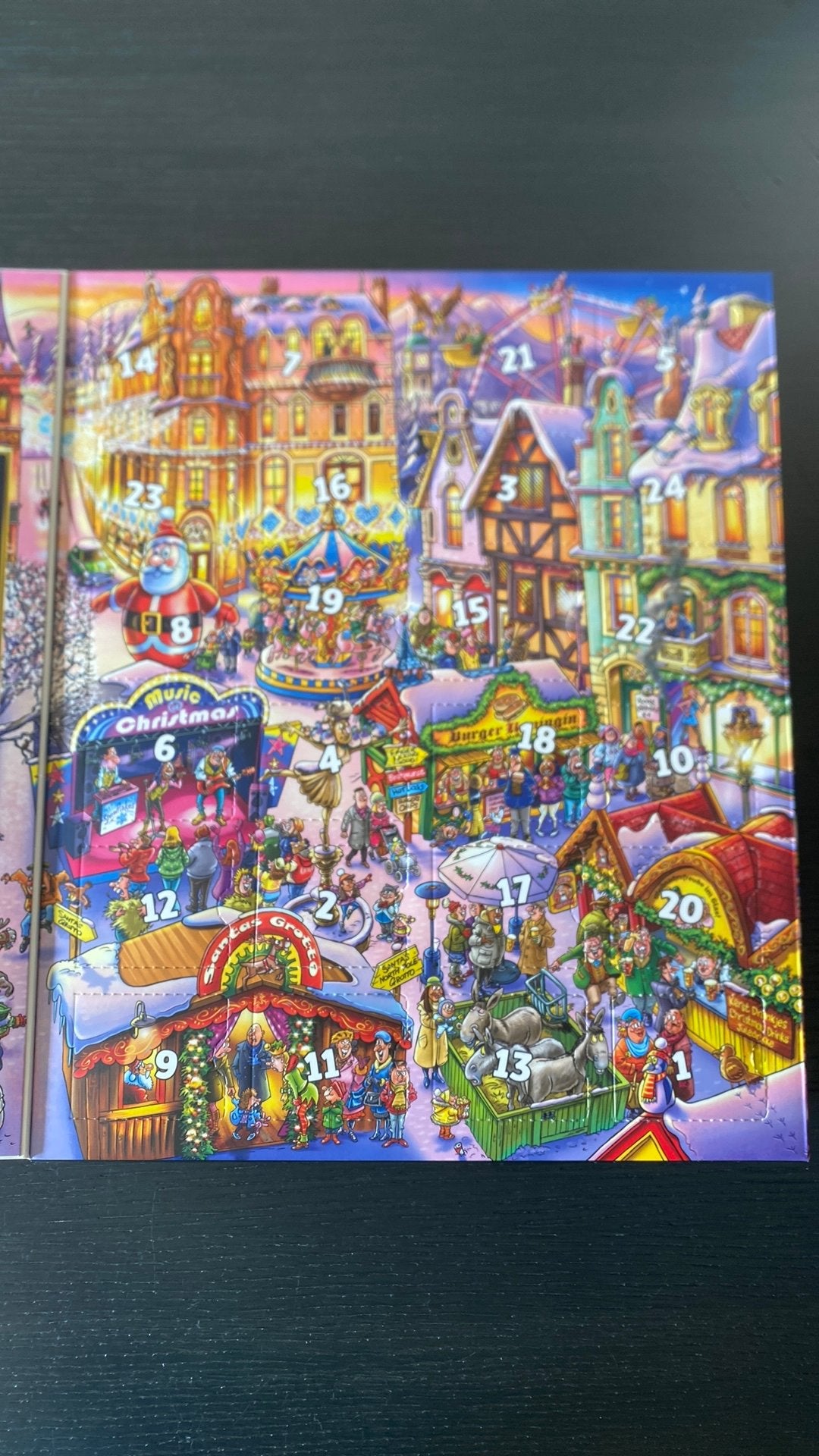 Wasgij? Advent calender, Ophalen