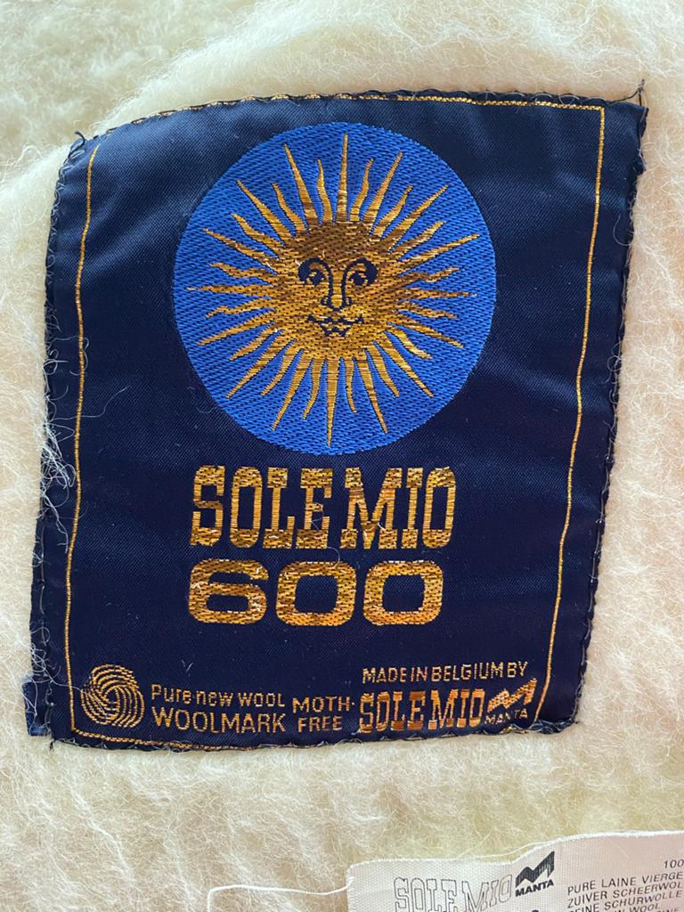 Sole Mio 600 Pure New Wool Deken - 240x260 cm, Ophalen of Verzenden, Gebruikt, Overige typen
