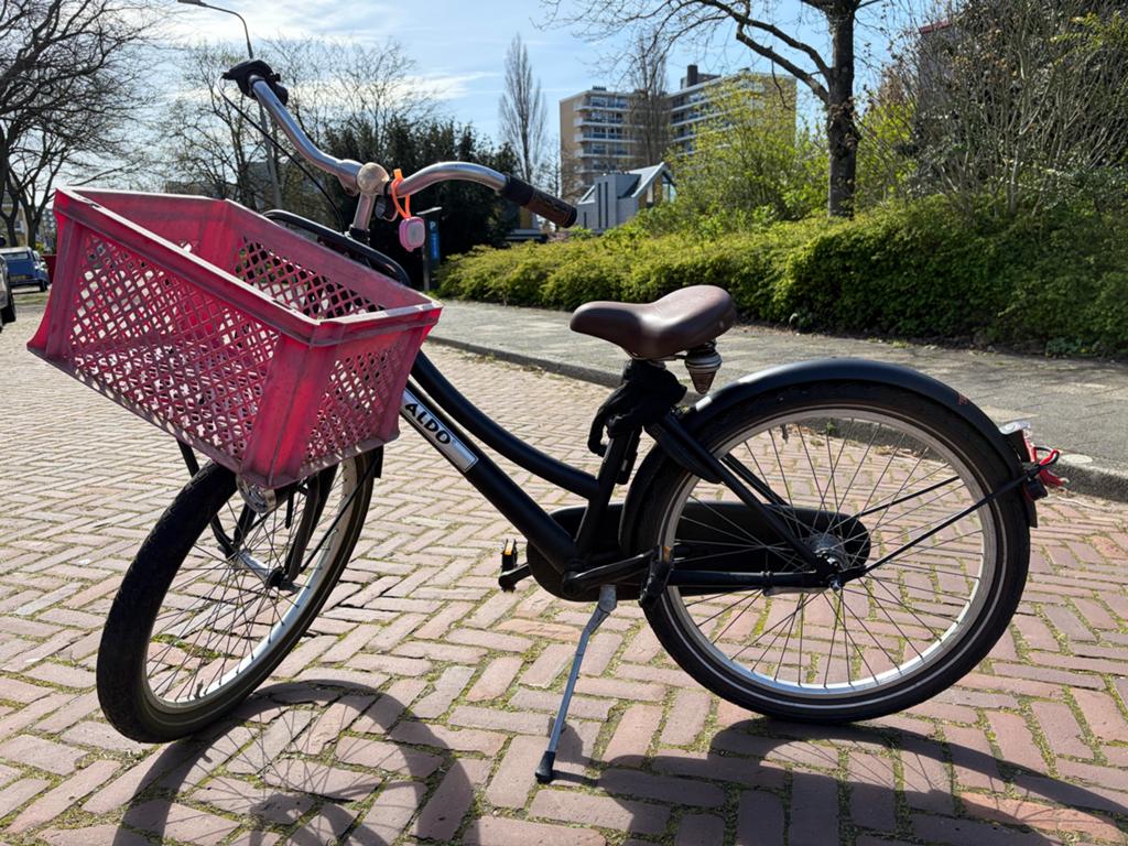 Aldo meisjesfiets 24", Terugtraprem, Gebruikt, Versnellingen, 50 tot 53 cm