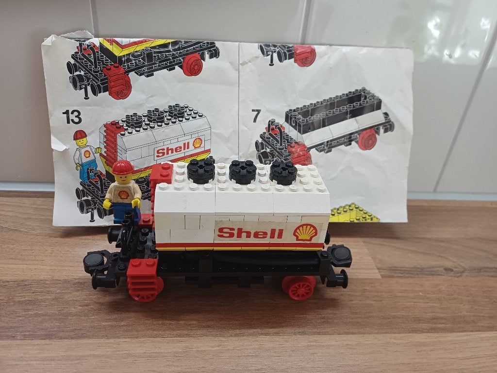 Te koop unieke lego wagon 7816, Lego, Accessoire, Ophalen of Verzenden, Inclusief instructies