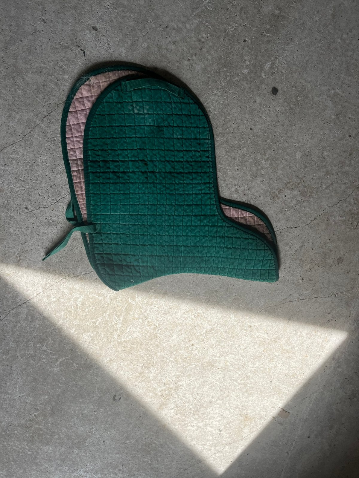 Groen zadeldekje maat COB, Dieren en Toebehoren, Gebruikt, Cob (M), Ophalen of Verzenden, Groen