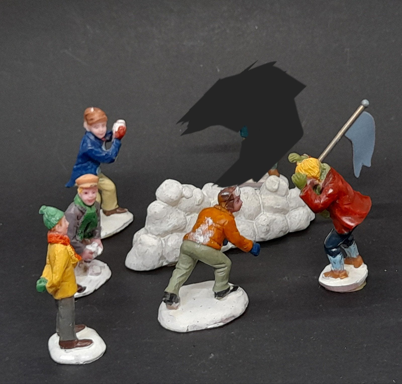 lemax kerst figuren set d46 kerstdorp kersthuis, Verzenden