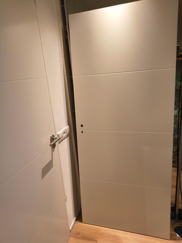 Svedex Linea AL13 opdekdeur  830x201.5 mm Alpine wit  NIEUW, Ophalen of Verzenden, Nieuw, Binnendeur, 215 cm of meer