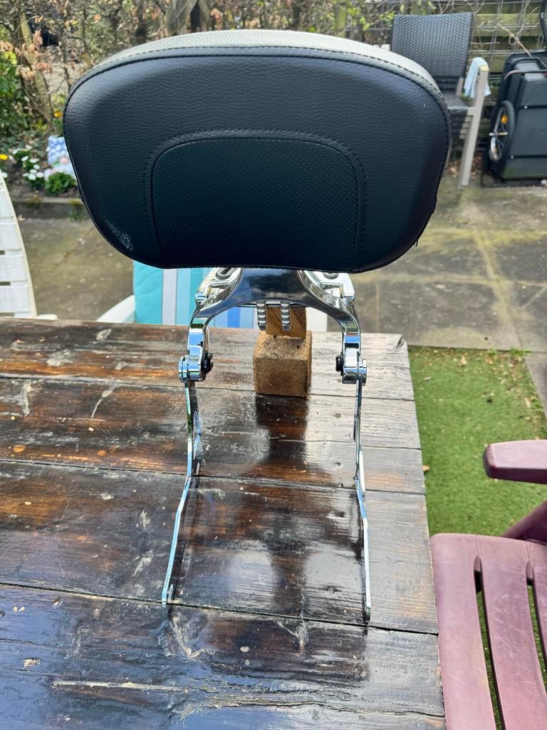 Sissy bar voor chopper/cruiser motorfiets, Motoren, Ophalen, Zo goed als nieuw