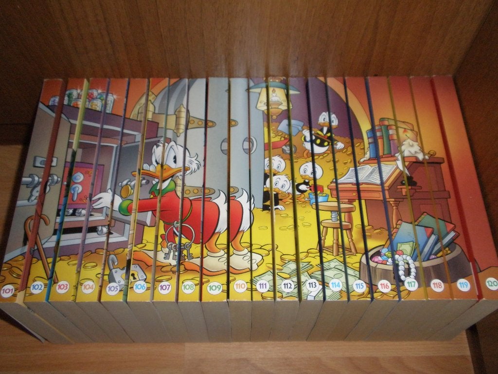 SERIE DONALD DUCK POCKETS MET RUGTEKENING, Meerdere stripboeken, Ophalen of Verzenden, Zo goed als nieuw