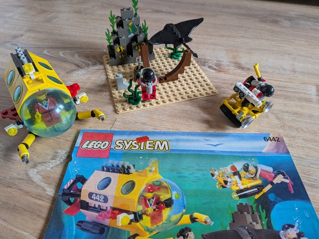 Lego aquanaut Sting Ray explorer 6442, Ophalen, Overige thema's, Lego, Zo goed als nieuw