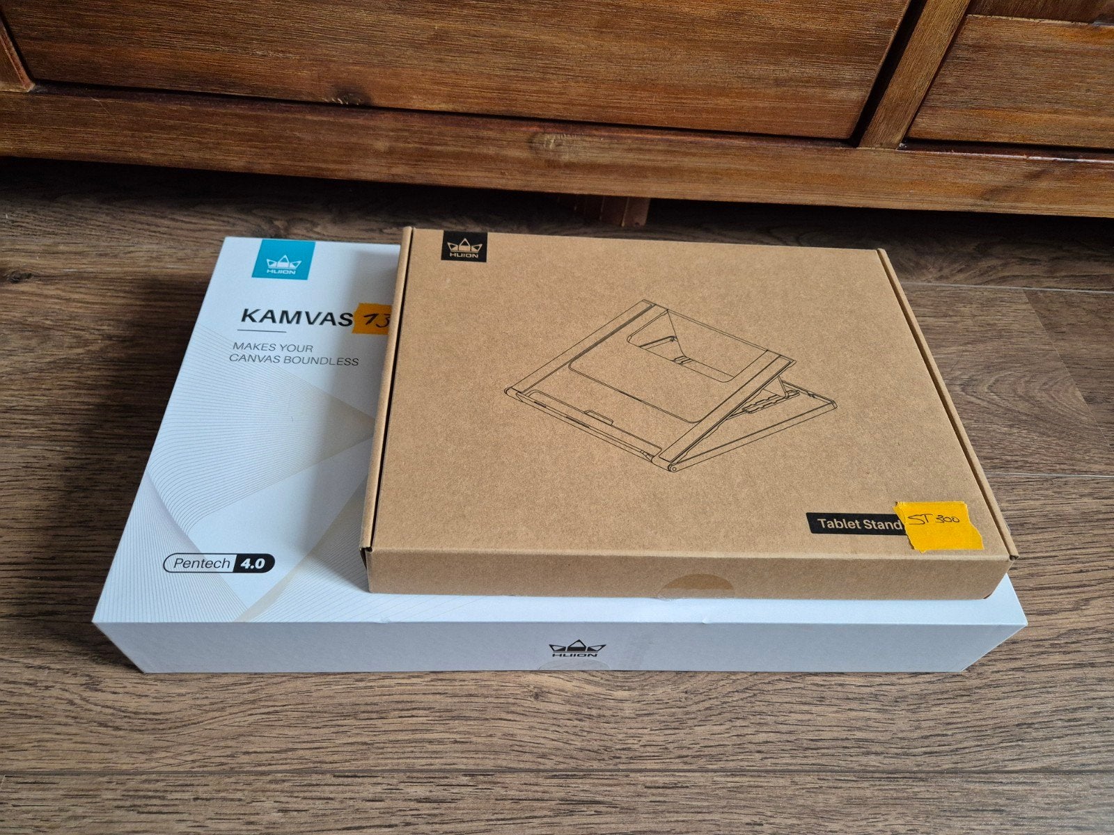 Super compleet! Huion Kamvas 13 Grafische Teken Tablet met S, Computers en Software, Ophalen of Verzenden, Zo goed als nieuw, Bedraad