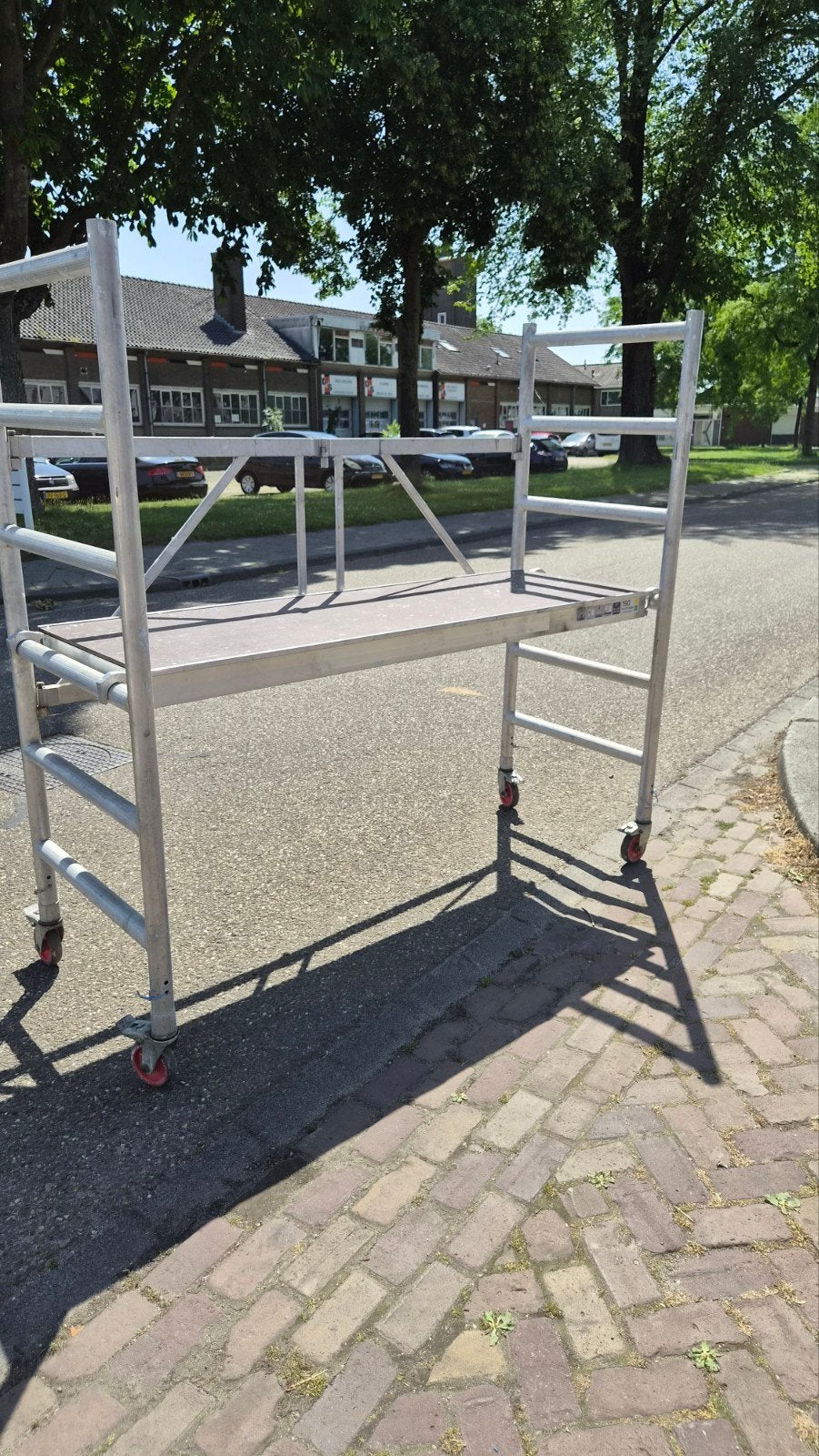 Te koop aluminium rolsteiger Kamersteiger, Gebruikt, Ophalen of Verzenden, Rolsteiger of Kamersteiger, Minder dan 2 meter