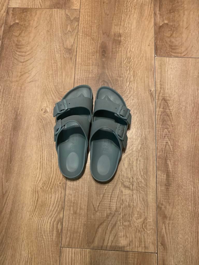 Birkenstock Sandalen Maat 39 - Lichte Gebruikssporen, Ophalen, Sandalen of Muiltjes, Grijs, Gedragen