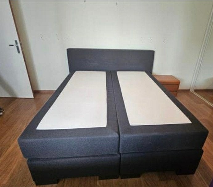bezorging 160x200 zgan complete boxspring bed, Tweepersoons, Ophalen of Verzenden, Zo goed als nieuw, 200 cm