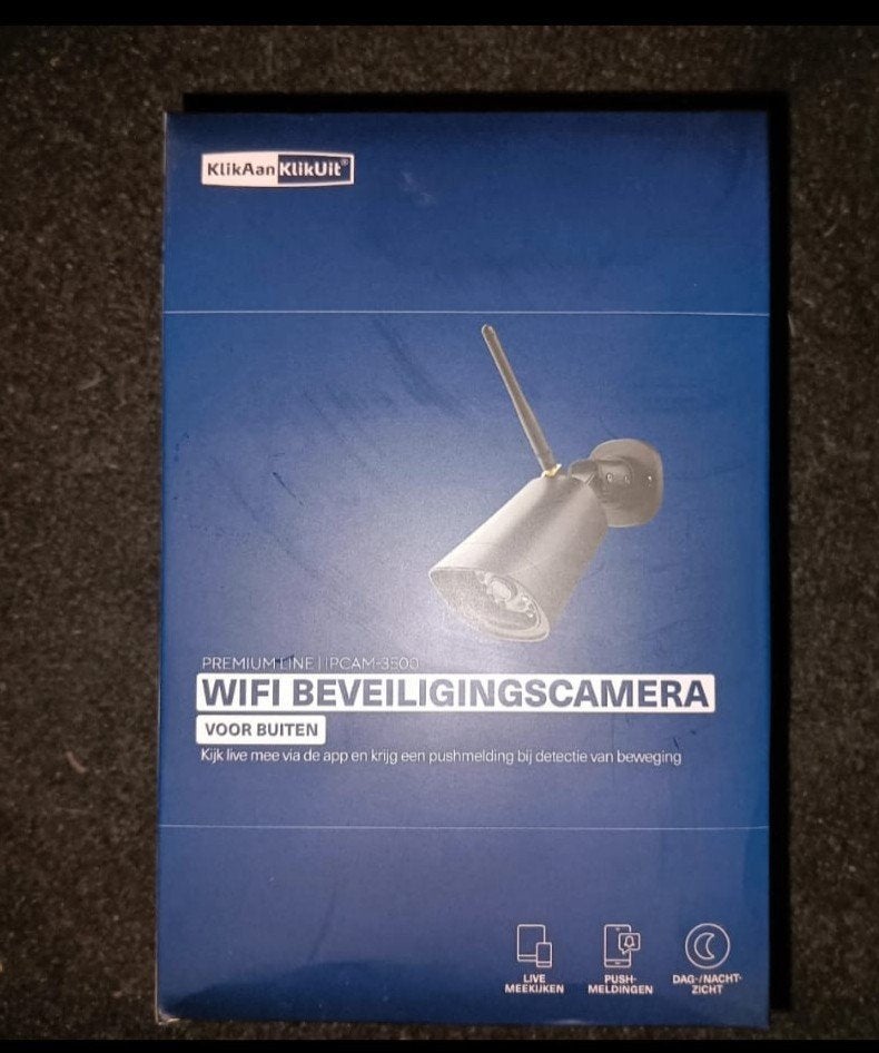 4x KliKAanKliKuit WiFi Beveiligingscamera Buiten Full HD, Audio, Tv en Foto, Videobewaking, Ophalen of Verzenden, Nieuw, Buitencamera