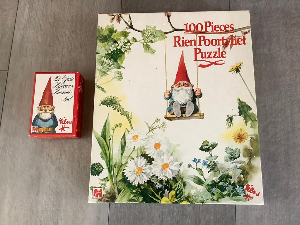 Rien Poortvliet Jumbo Vintage Puzzel & Kwartet, Ophalen of Verzenden, Gebruikt