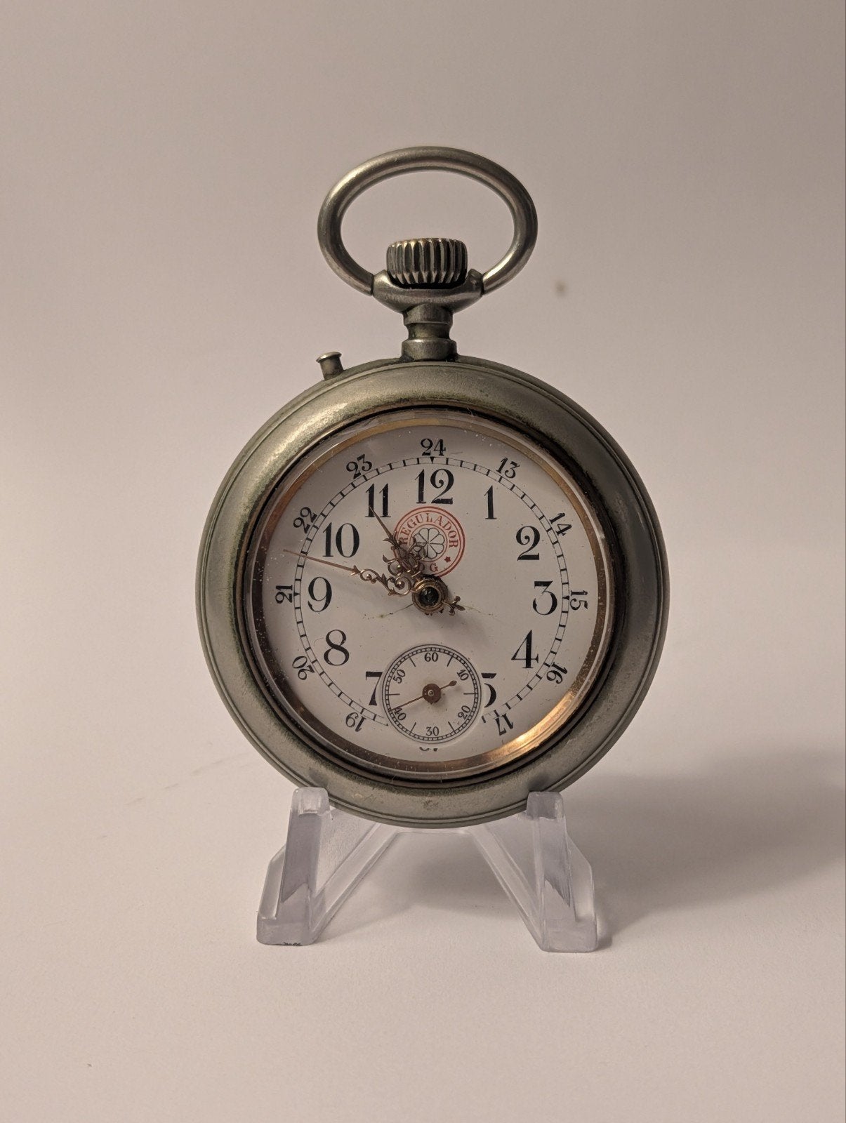 Antiek zakhorloge - REGULADOR - Uniek verzamelstuk, Antiek en Kunst, Ophalen of Verzenden