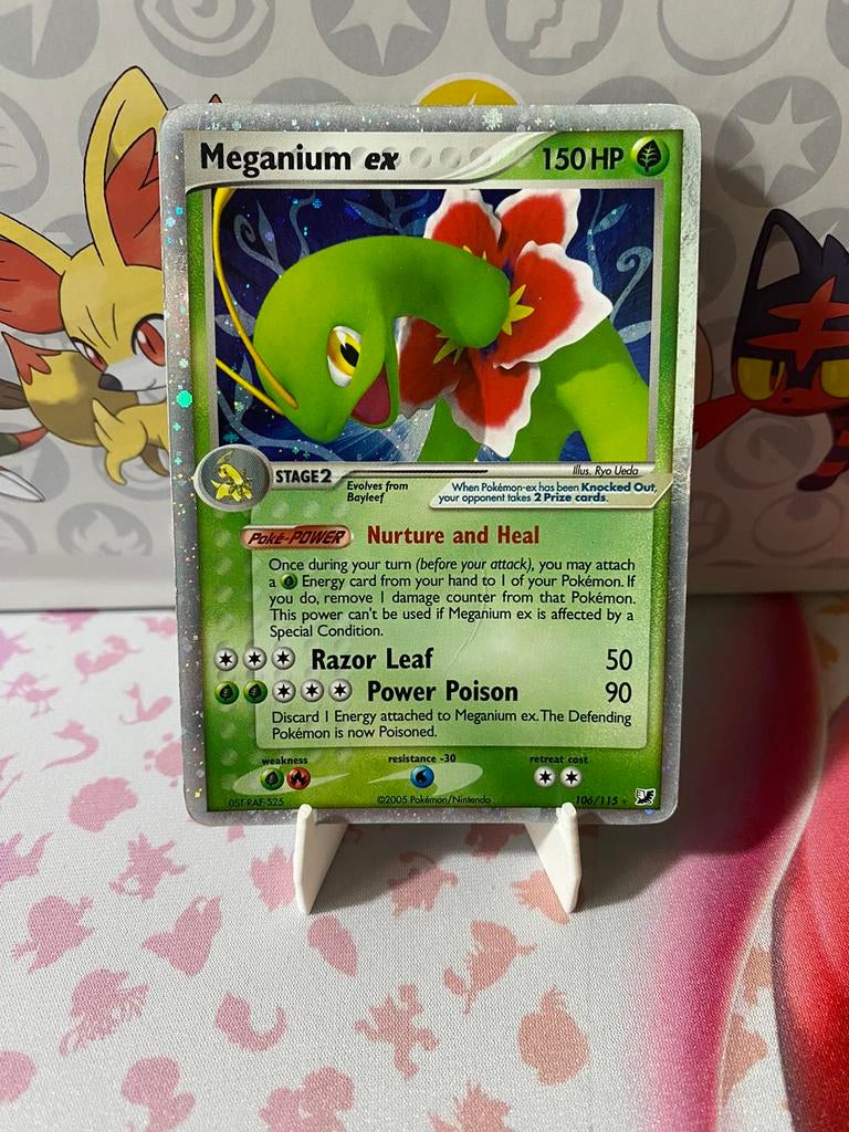 POKEMON MEGANIUM EX UF 106 PLAYED, Verzenden, Zo goed als nieuw