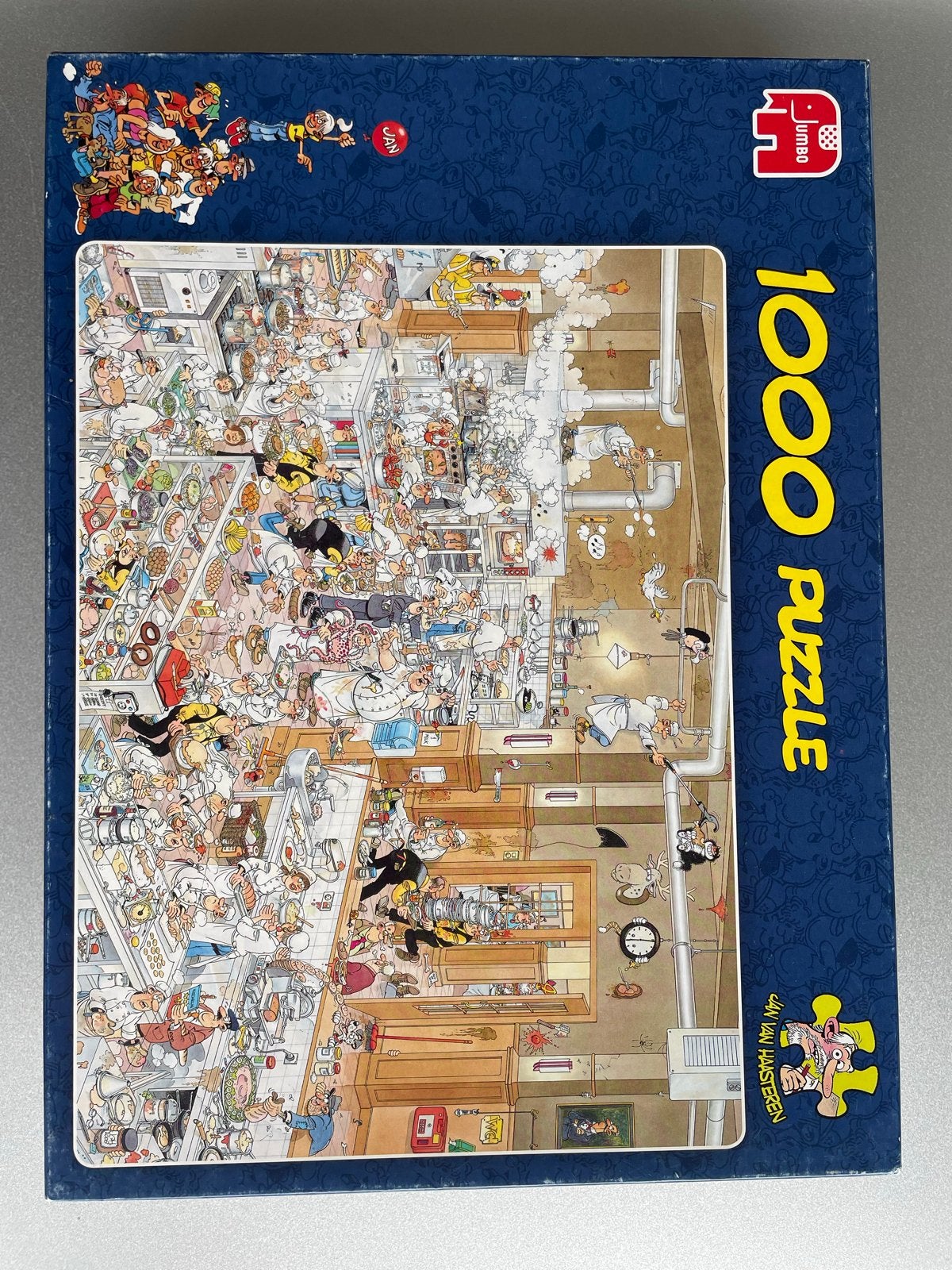 Jan van Haasteren De Keuken 1000 stukjes puzzel, Ophalen, 500 t/m 1500 stukjes, Zo goed als nieuw, Legpuzzel