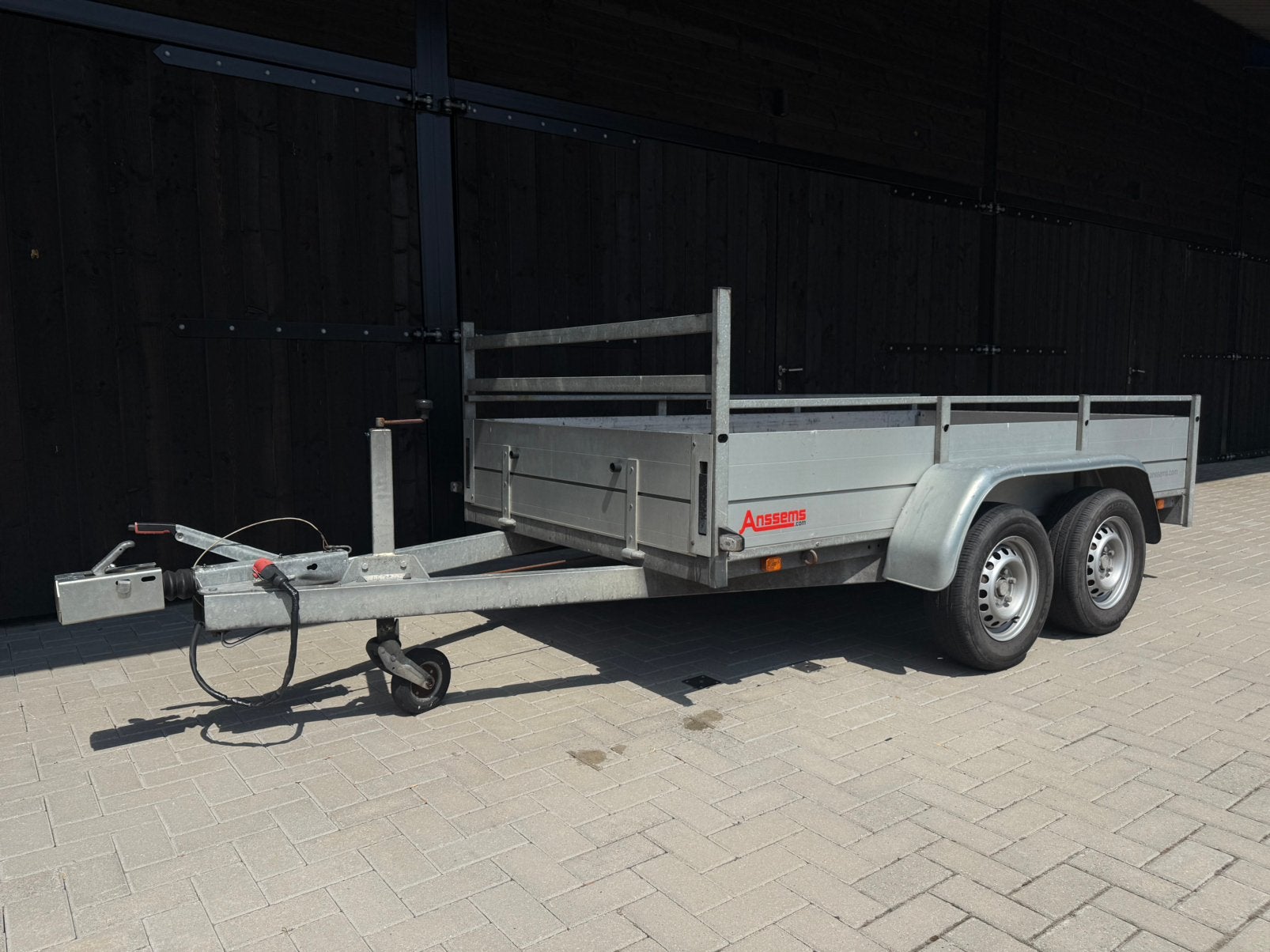 Nette Anssems BSX 2500 KG Tandem Aanhanger, BJ: 2018, Ophalen, Zo goed als nieuw