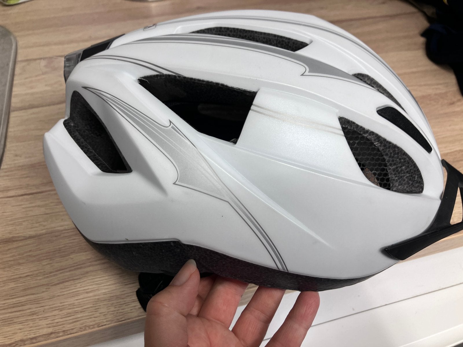 Fietshelm Crivit, verstelbaar, met verlichting, nieuw, Ophalen, Nieuw, Heer of Dame