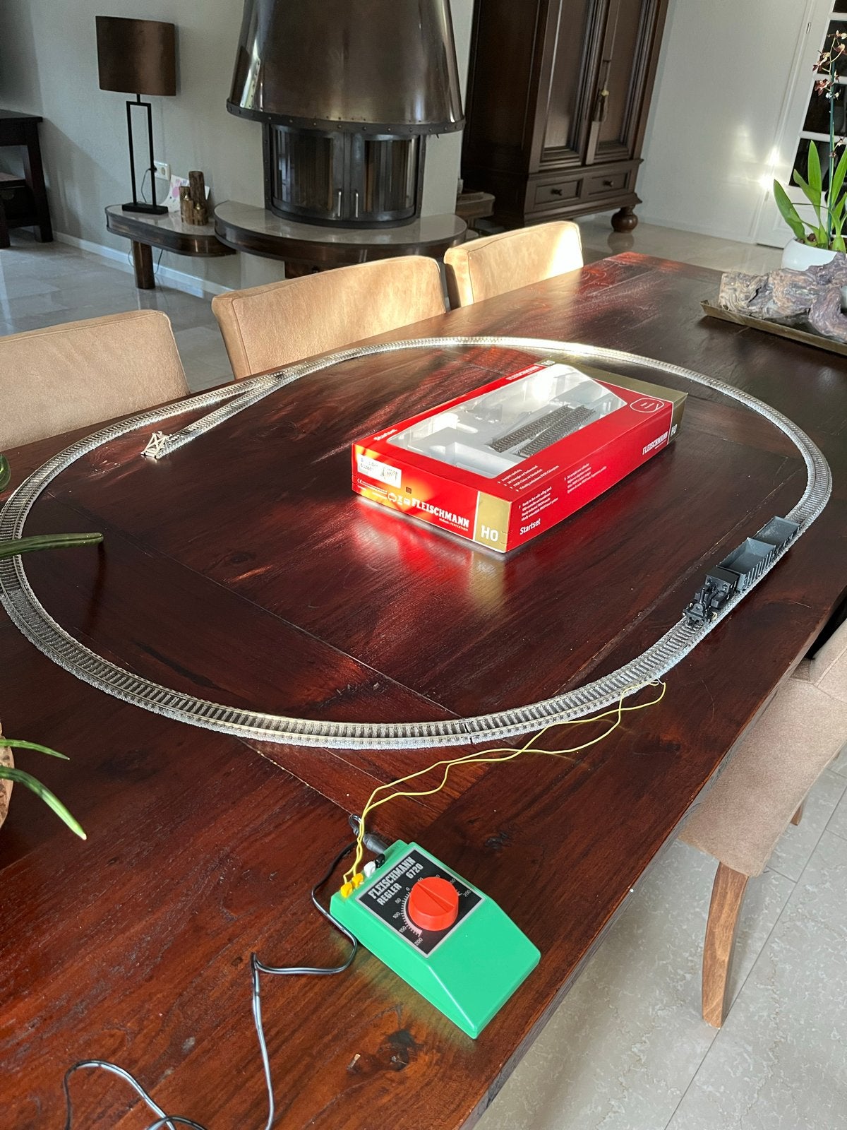 Fleischmann HO Startset met Locomotief en Wagons, Ophalen, Treinset, Gelijkstroom, Fleischmann