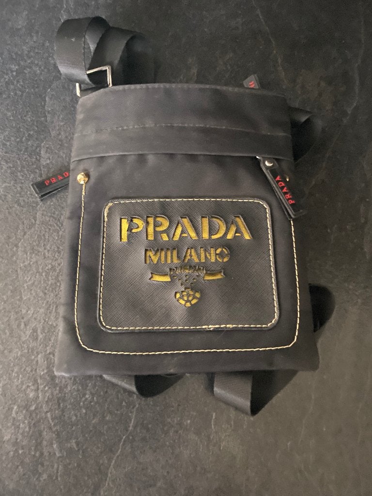 Prada schoudertas, Ophalen, Zo goed als nieuw, Zwart, Overige merken