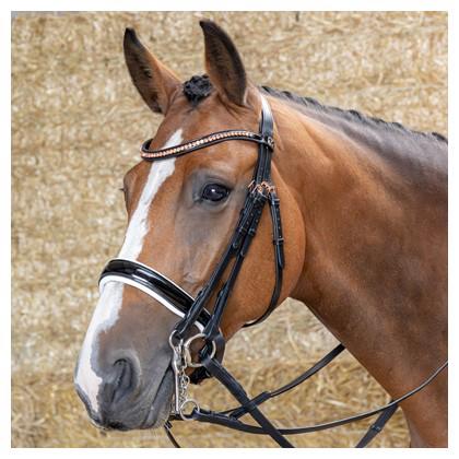Harry’s horse hoofdstel S&T soft rosegold Full Nieuw, Dieren en Toebehoren, Paarden en Pony's | Hoofdstellen en Tuigage, Ophalen of Verzenden