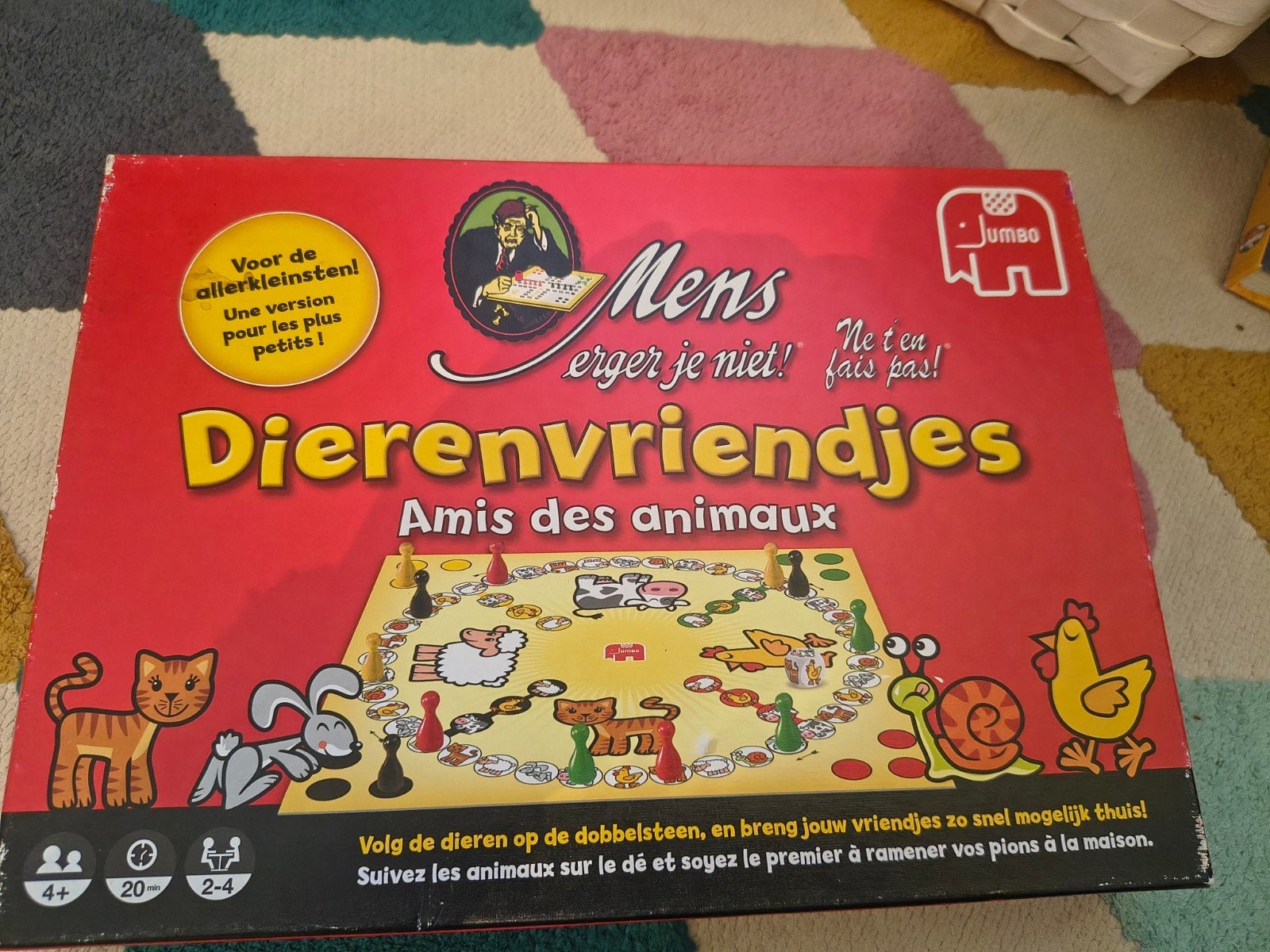 Mens erger je niet Junior, Ophalen