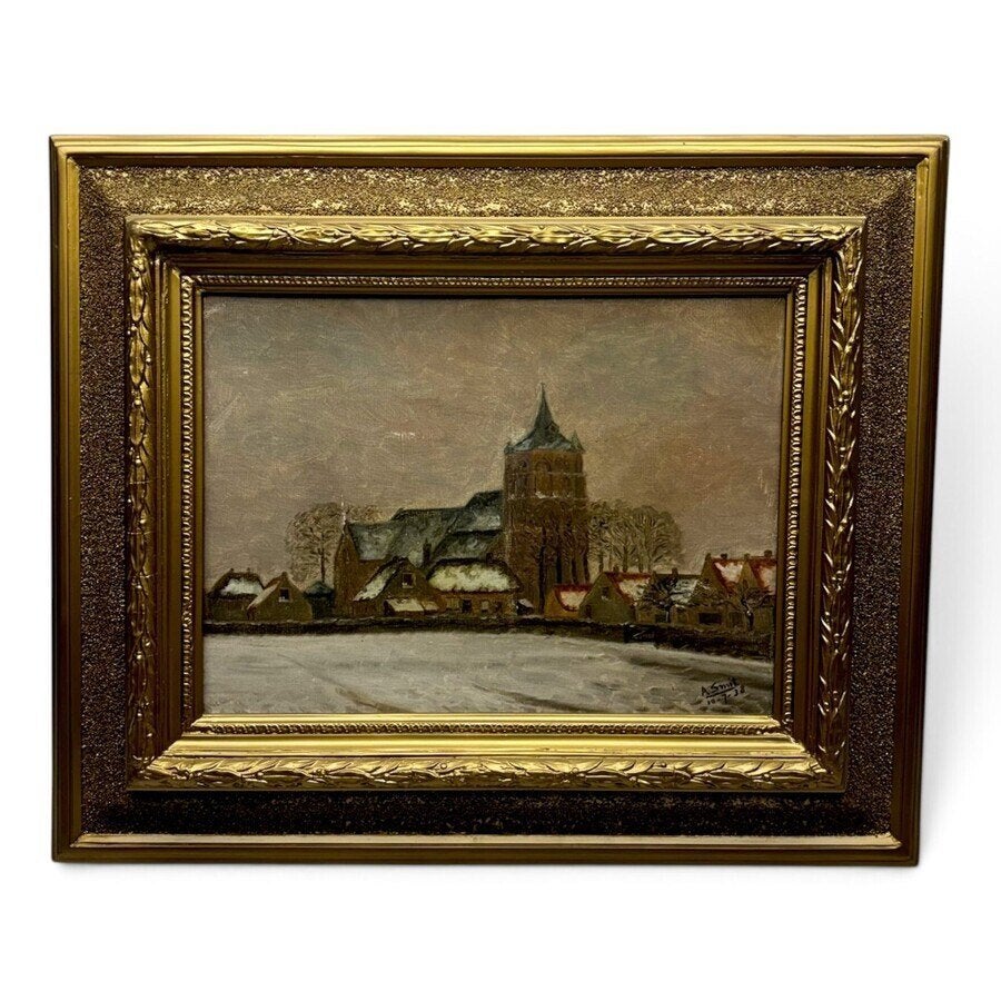 A. Smit (20e eeuw) - Dorpsgezicht