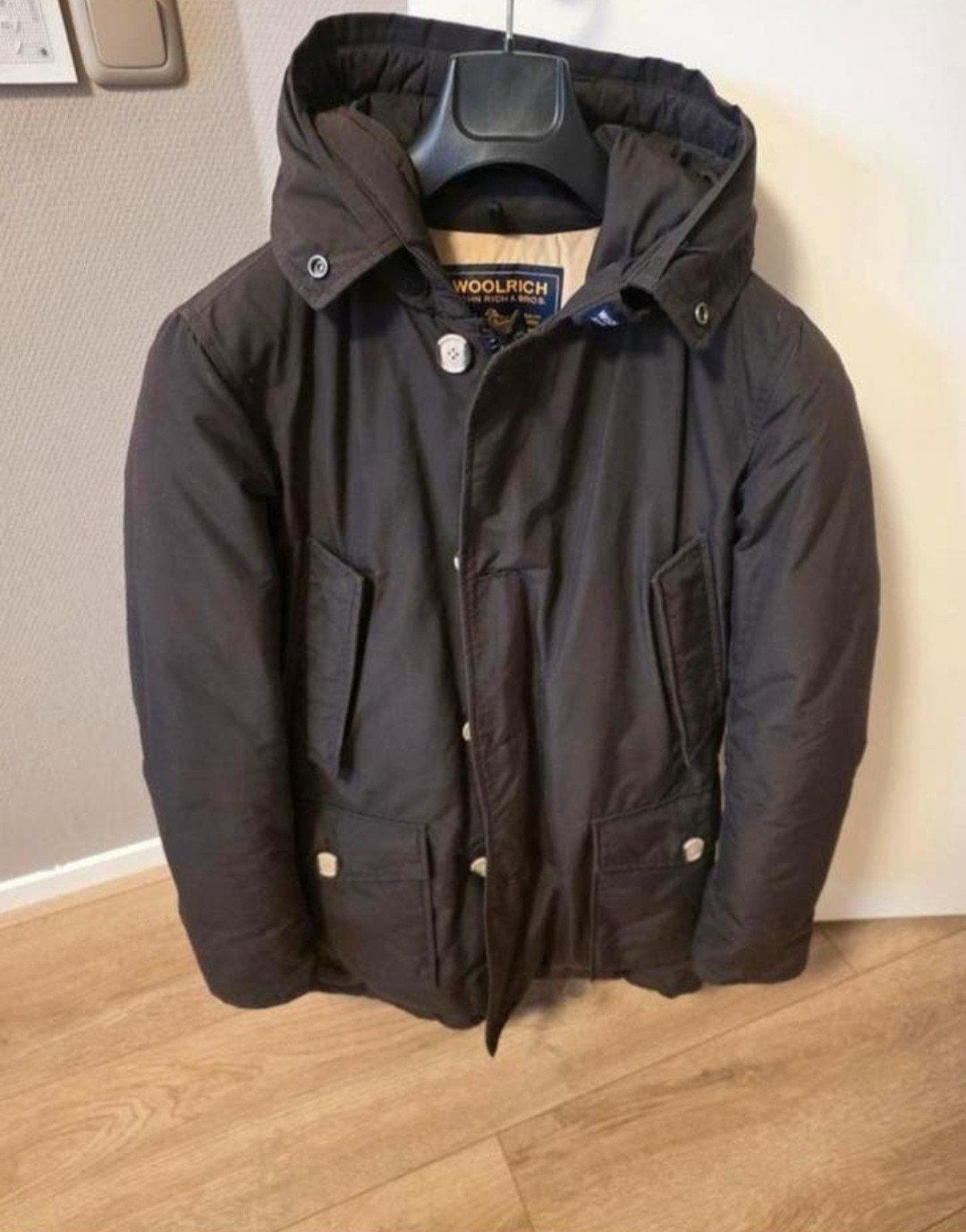 Woolrich Jas Arctic Parka, Bruin, Ophalen of Verzenden, Zo goed als nieuw, Woolrich