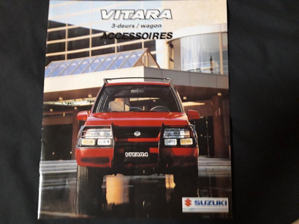 Suzuki Vitara 3- deurs / Wagon 1993 accessoires - NL, Boeken, Auto's | Folders en Tijdschriften, Zo goed als nieuw, Overige merken