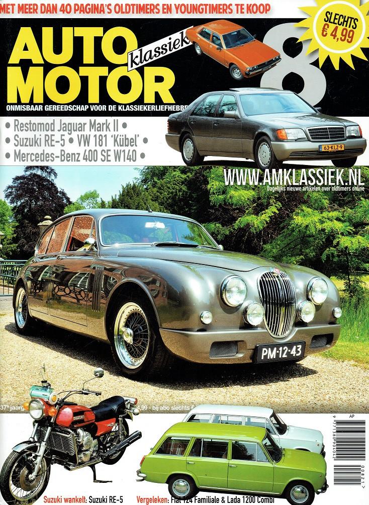Auto Motor Klassiek 2021 nr. 8 (o.a. Fiat 124 & Lada 1200), Verzenden, Gelezen, Overige merken
