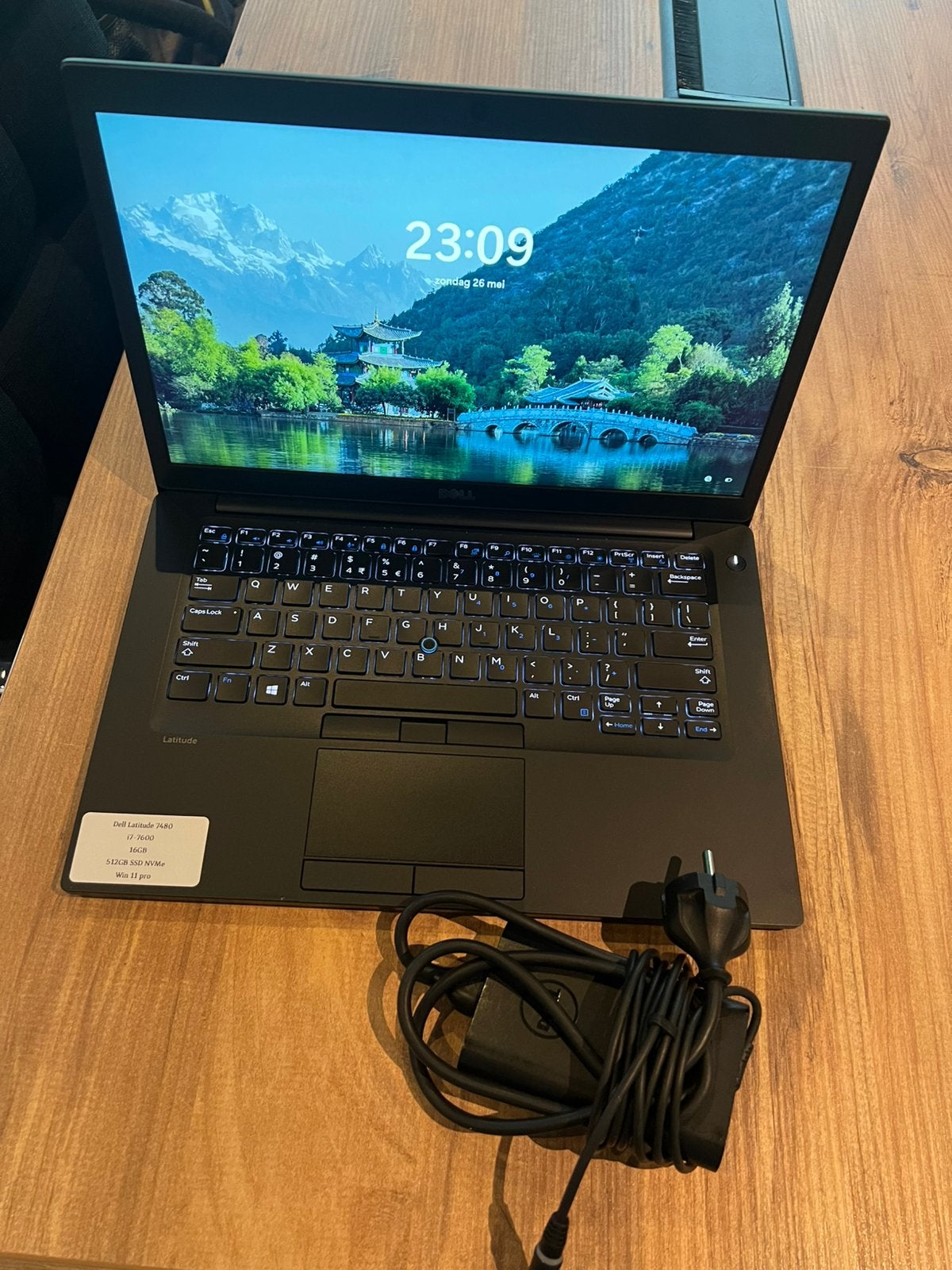 Dell latitude 7480/i7 7600U/16GB/512 GB SSD, Computers en Software, Ophalen, 2 tot 3 Ghz, 14 inch, Zo goed als nieuw
