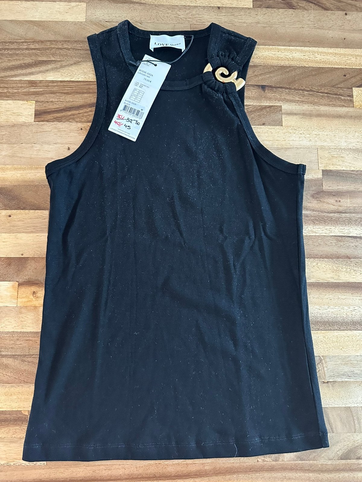 Love Stories t-shirt hemd top zwart maat m medium, Maat 38/40 (M), Zwart, Ophalen of Verzenden, Zo goed als nieuw