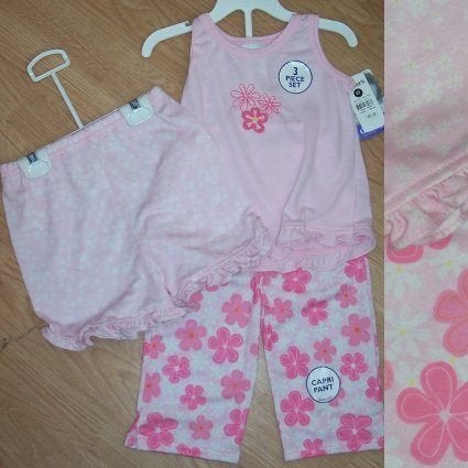 3-delige pyjama set maat 98 NIEUW (2364) a, Nacht- of Onderkleding, Meisje, Ophalen of Verzenden, Carter's Kids