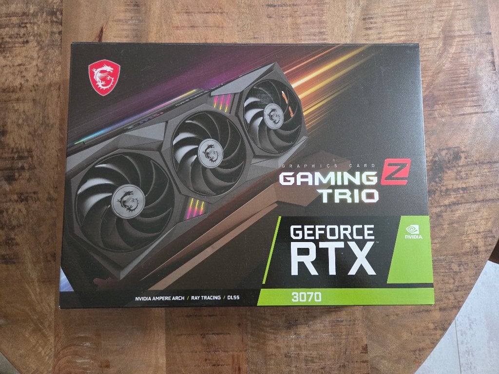 MSI GeForce RTX3070 Gaming X Trio, Computers en Software, Videokaarten, GDDR6, PCI-Express 4, Ophalen of Verzenden, Zo goed als nieuw