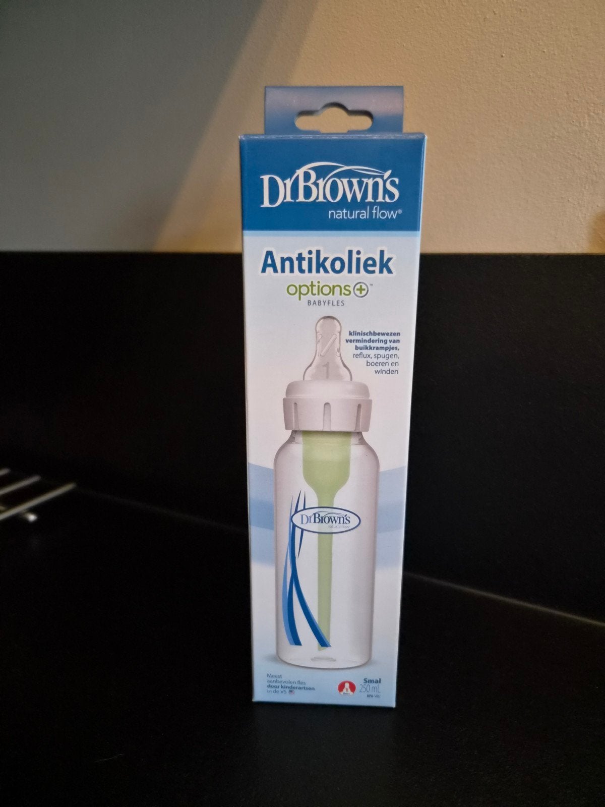 Dr. Brown's Natural Flow Antikoliek Babyfles 250ml, Kinderen en Baby's, Babyvoeding en Toebehoren, Ophalen of Verzenden, Nieuw