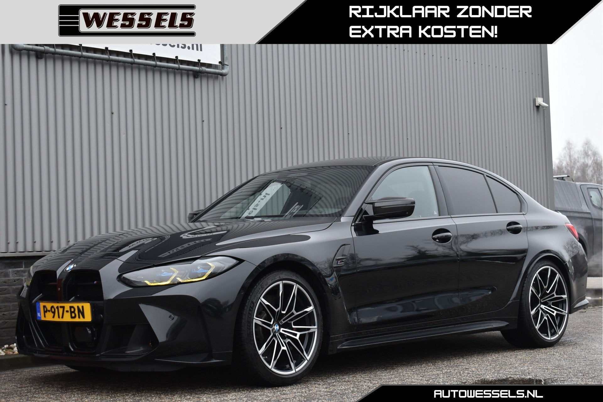 BMW 3 Serie M3 Competition Carbon pakket, Akrapovic, Vorstei, Automaat, Achterwielaandrijving, Gebruikt, Euro 6