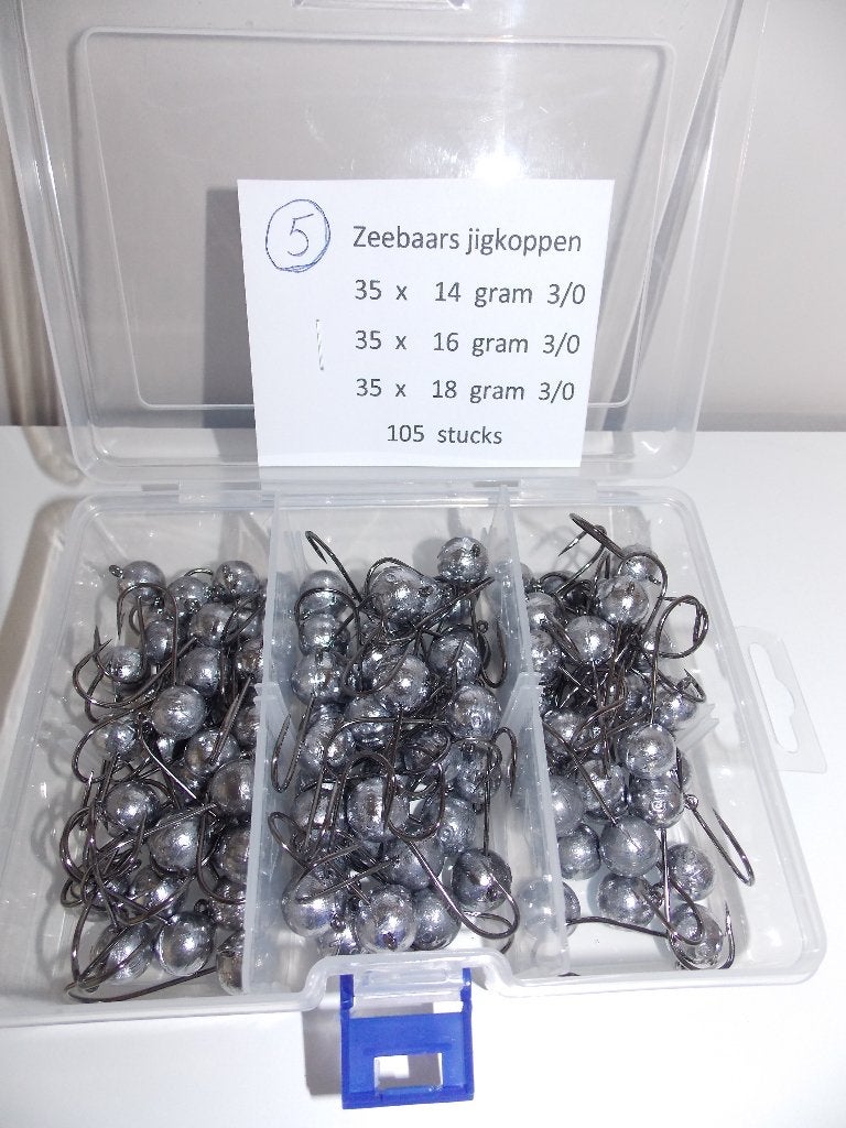 Boxen zeebaars loodkoppen, Ophalen of Verzenden, Nieuw, Complete set