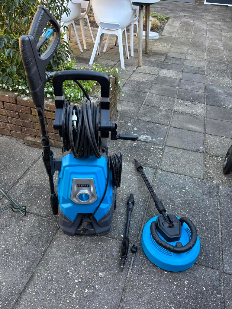 Hogedrukreiniger Gamma met accessoires, Ophalen, Zo goed als nieuw, Elektrisch