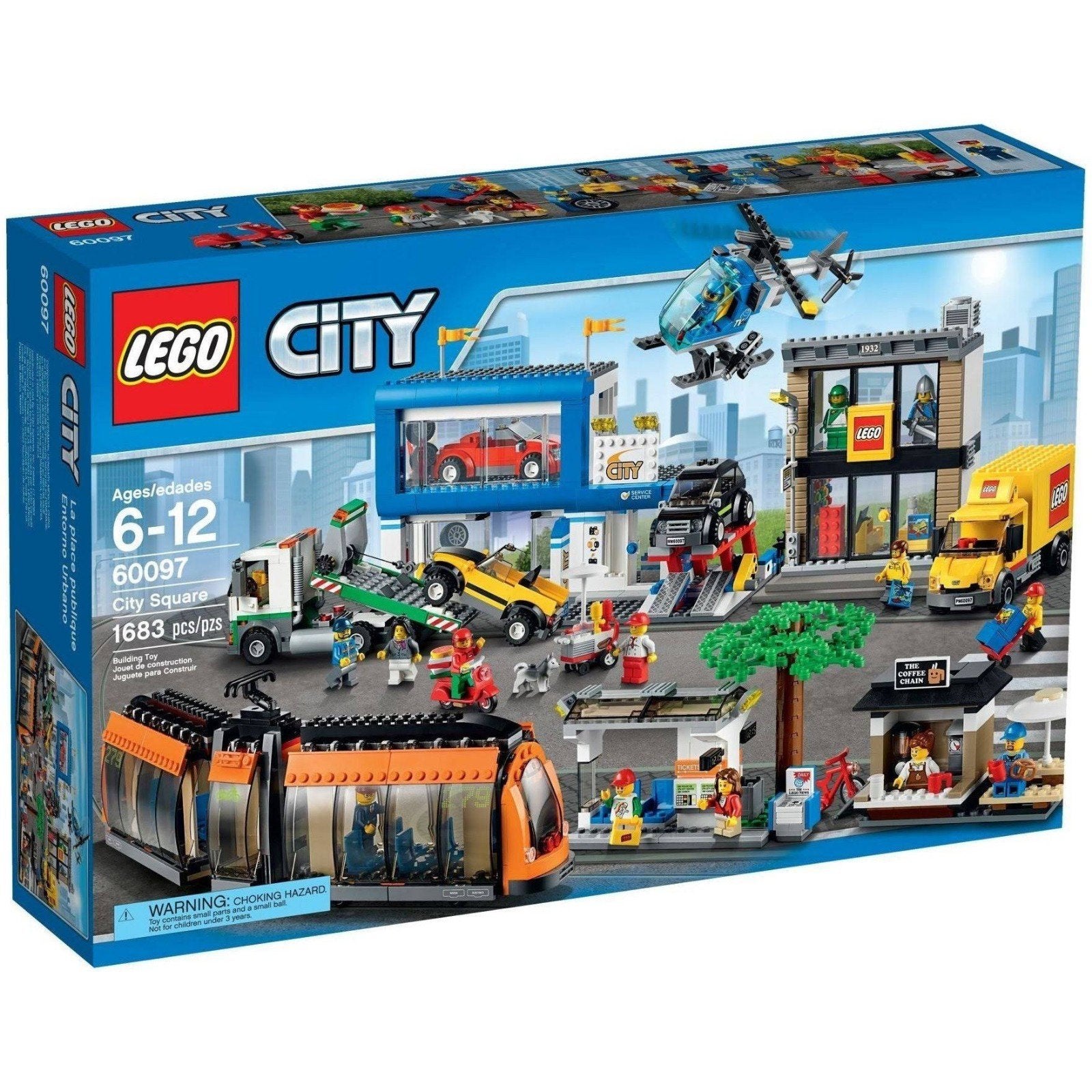 Aangeboden Lego 60097 City Stadsplein zo goed als nieuw, Ophalen of Verzenden, Zo goed als nieuw
