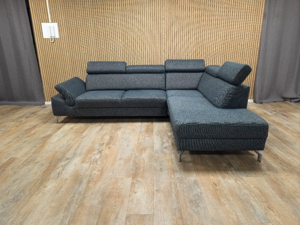 Zeer Mooi Antraciet MONTEL Hoekbank | 270x210 | GEREINGD !!!