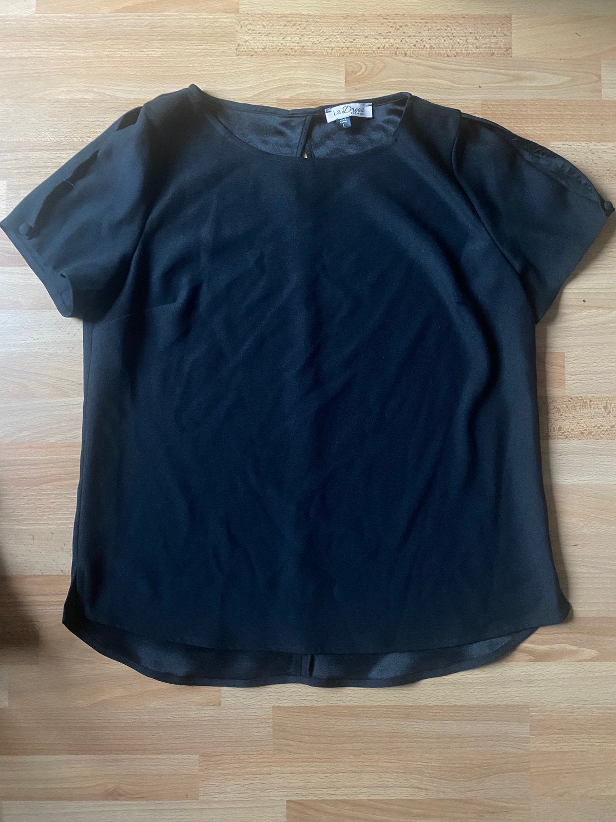 Ladress t-shirt, Zwart, Maat 42/44 (L), Ophalen of Verzenden, Zo goed als nieuw