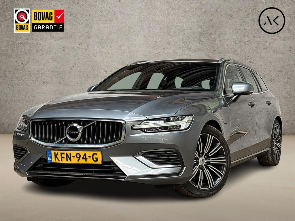 Volvo V60 2.0 T8 Twin Engine AWD Inscription 391Pk Automaat, Auto's, Automaat, 12 maanden, Gebruikt, Zwart