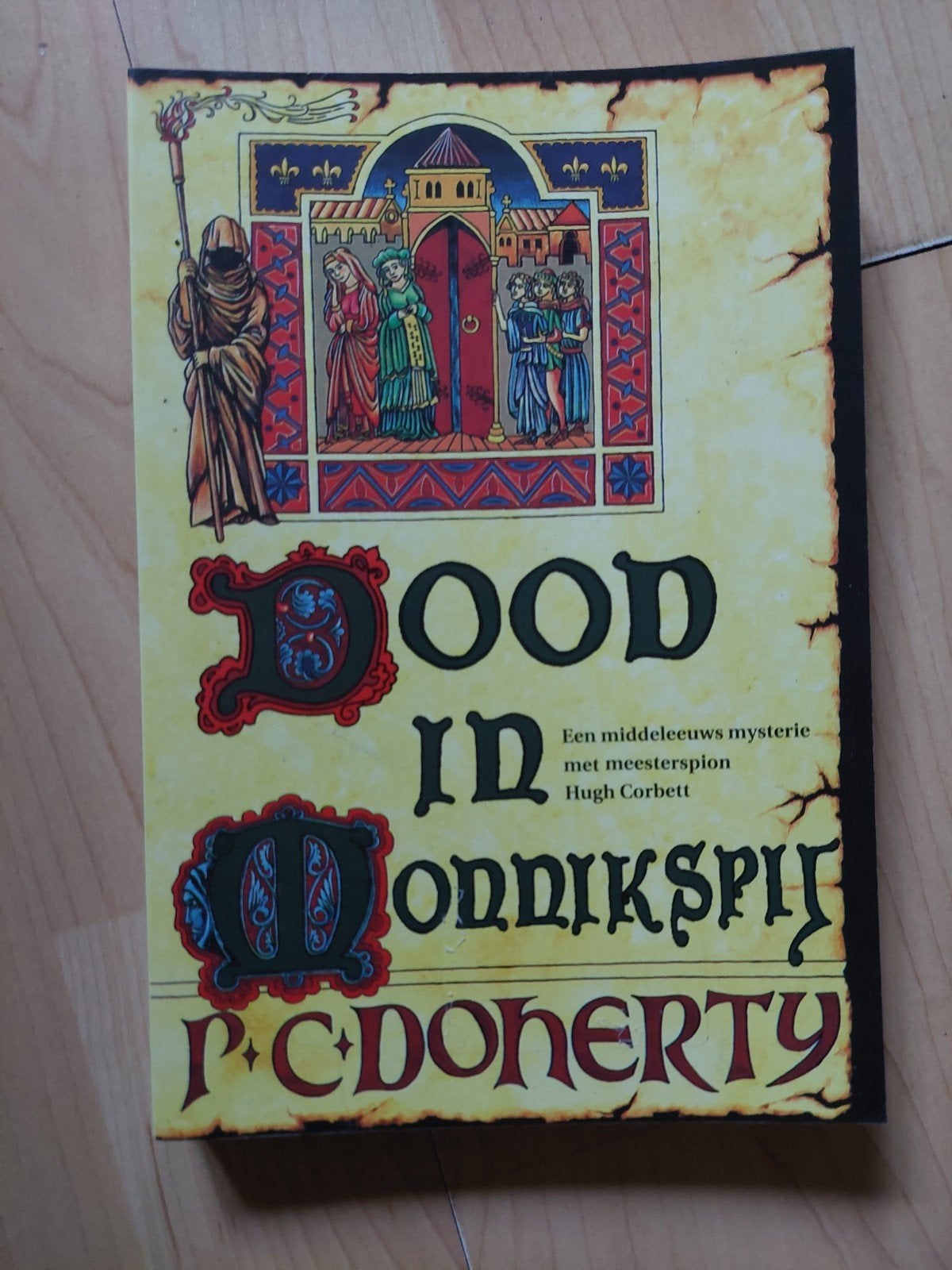 Dood in monnikspij - P.C. Doherty - Middeleeuwse mysterie, Boeken, Detectives, Ophalen of Verzenden, Gelezen, P.C. Doherty
