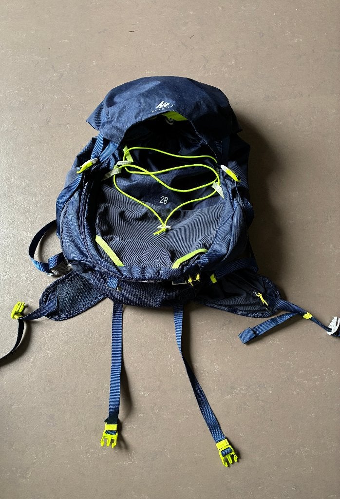 QUECHUA wandelrugzak mh500 voor kinderen 28 liter navy, Ophalen of Verzenden, Zo goed als nieuw, Rugzak